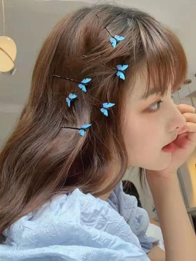 Girl Butterfly Super Fairy Forest Bang Clip Hair Accessories Sweet All-matching