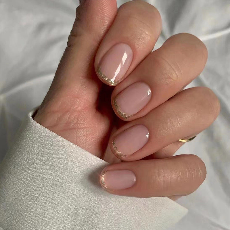 Reusable Press-On Nails – Gradient Style, Natural Look, Easy to Apply