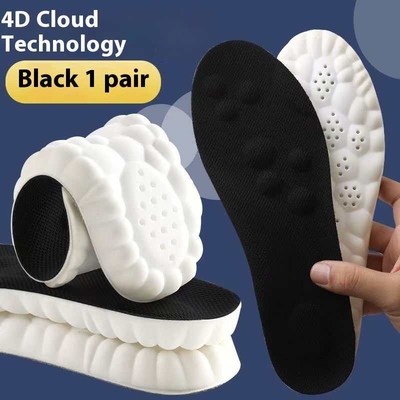 Sports Insole for Men & Women – Shock Absorbing Arch Support, High Elastic Cushion for Running, Gym, Walking, Military & Tactical Training