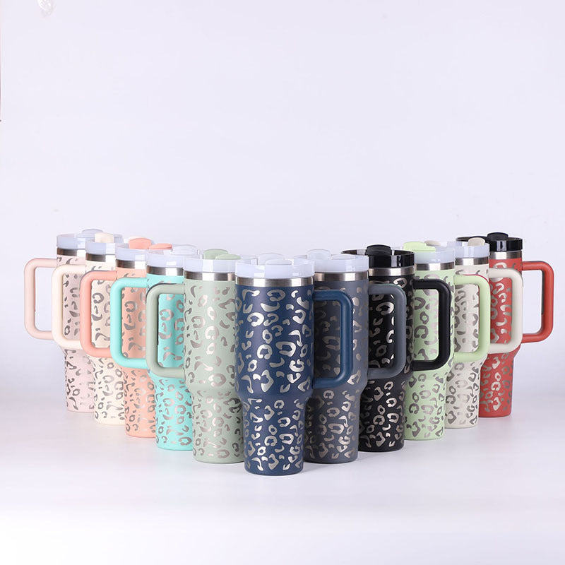 40oz aesthetic tumbler-viral TikTok tumbler