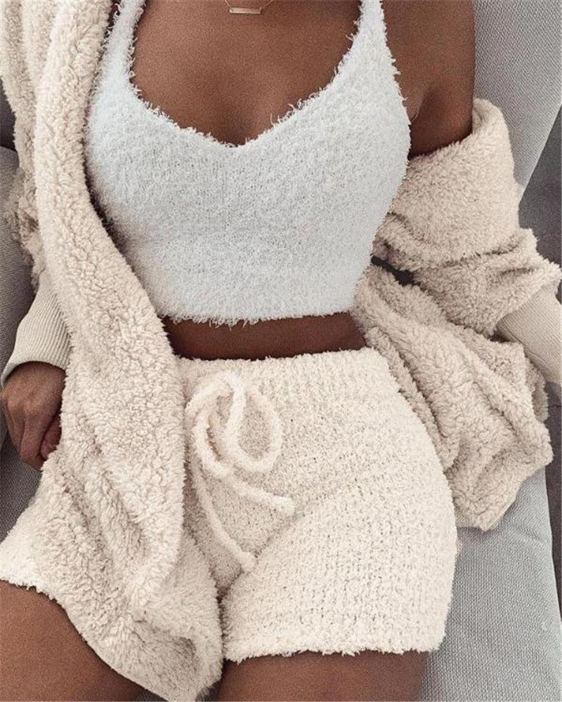 3 Piece Pajama Set Women