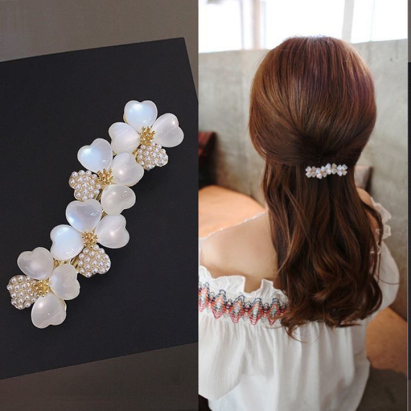 Sweet Spring Bloom Hair Clip – Korean Floral Elegance
