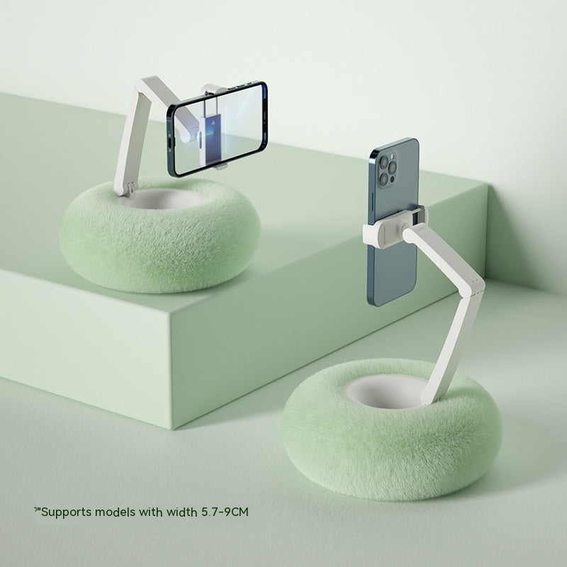 Plush Mobile Phone Holder Pillow – Cozy Lazy Sofa Stand, Adjustable Phone & Tablet Support, Perfect for Lounging, Binge-Watching, and Cute Drama Nights