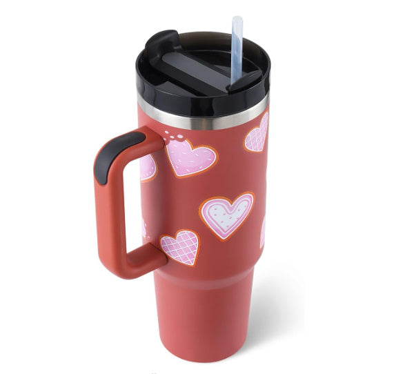 40oz aesthetic tumbler-viral TikTok tumbler