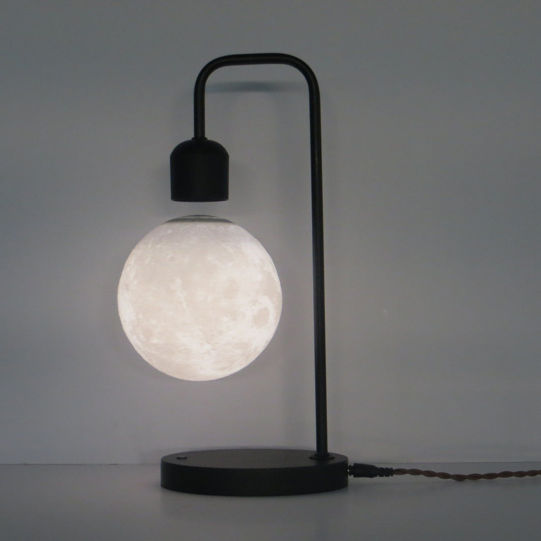 Magnetic Levitation 3D Moon Lamp – Floating 3D Printed Moon Light with LED Night Light for Home Decor & Gifts