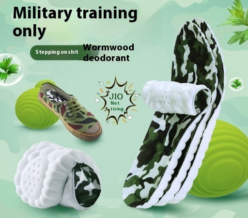 Sports Insole for Men & Women – Shock Absorbing Arch Support, High Elastic Cushion for Running, Gym, Walking, Military & Tactical Training