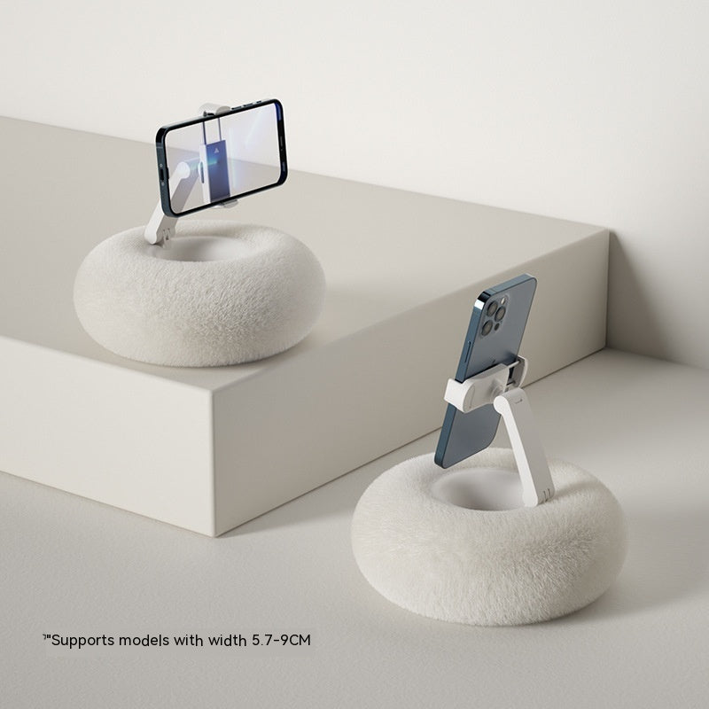 Plush Mobile Phone Holder Pillow – Cozy Lazy Sofa Stand, Adjustable Phone & Tablet Support, Perfect for Lounging, Binge-Watching, and Cute Drama Nights