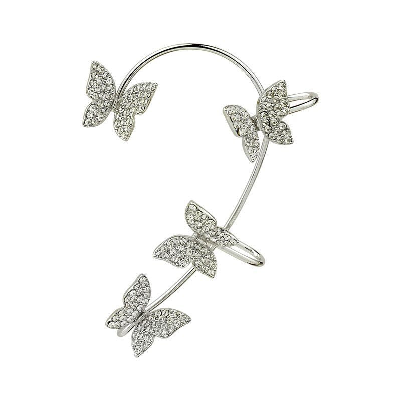 Light Luxury Butterfly Ear Hanging Super Immortal