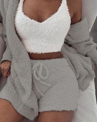 3 Piece Pajama Set Women