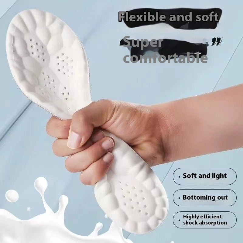 Sports Insole for Men & Women – Shock Absorbing Arch Support, High Elastic Cushion for Running, Gym, Walking, Military & Tactical Training