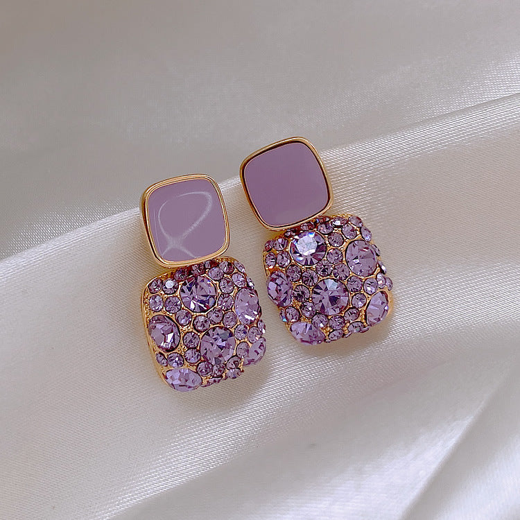 Cold wind Square earrings