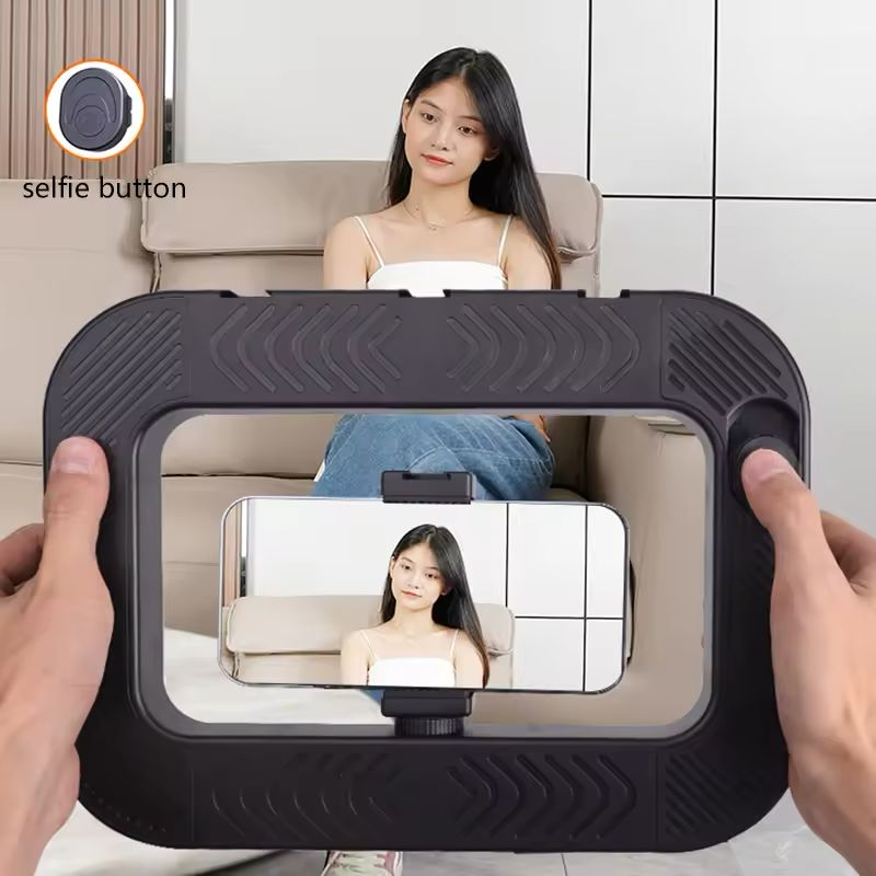 Portable Handheld LED Ring Light for Mobile Phone – Live Streaming, Selfie, Photography, Desktop, Rechargeable, Self-timer, Rabbit Cage Design Lamp