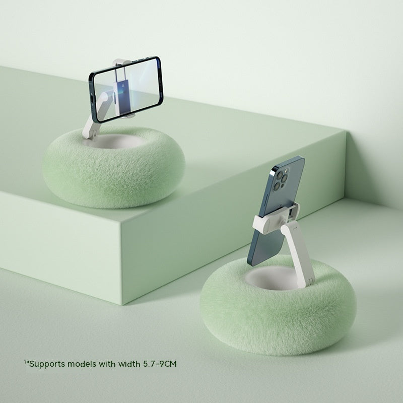 Plush Mobile Phone Holder Pillow – Cozy Lazy Sofa Stand, Adjustable Phone & Tablet Support, Perfect for Lounging, Binge-Watching, and Cute Drama Nights