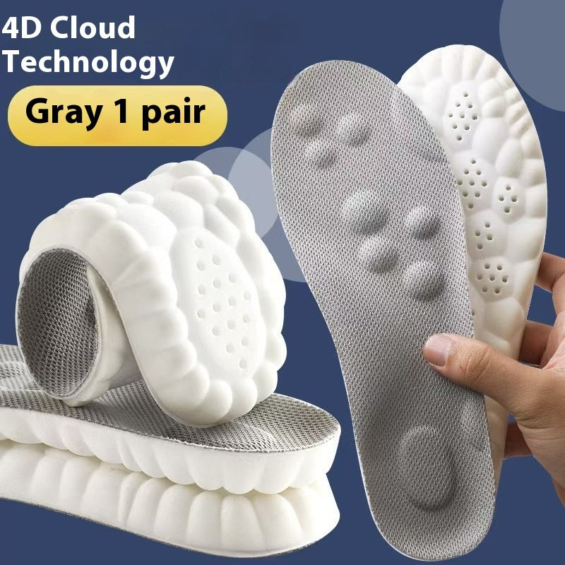 Sports Insole for Men & Women – Shock Absorbing Arch Support, High Elastic Cushion for Running, Gym, Walking, Military & Tactical Training
