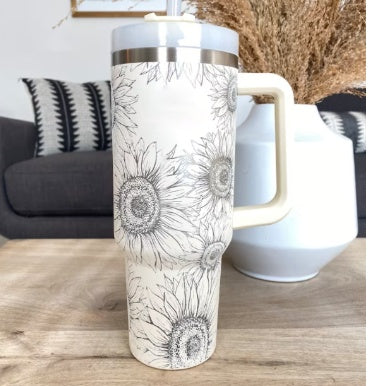 40oz aesthetic tumbler-viral TikTok tumbler
