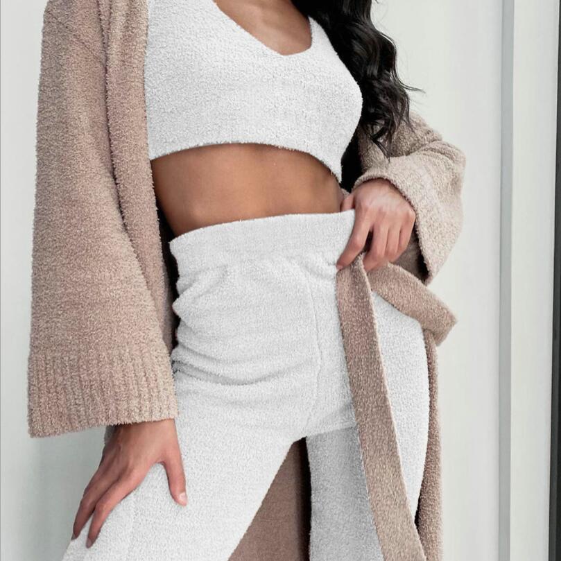 3 Piece Pajama Set Women