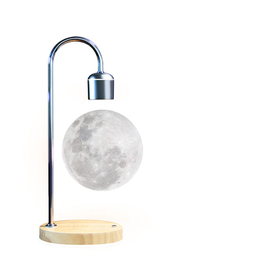 Magnetic Levitation 3D Moon Lamp – Floating 3D Printed Moon Light with LED Night Light for Home Decor & Gifts