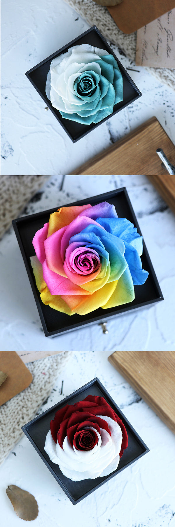 Eternal Rose Jewelry Box – Preserved Flower Gift for Birthday, Anniversary, Valentine’s Day & Wedding