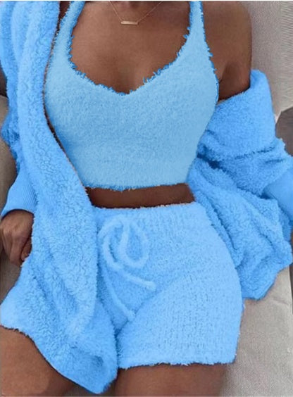 3 Piece Pajama Set Women