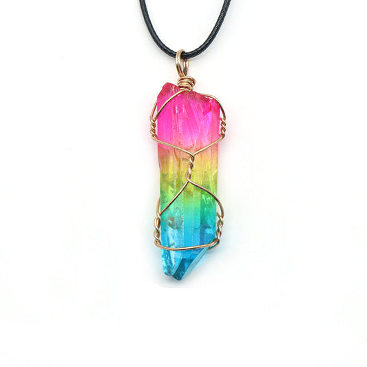 Natural Stone Tree of Life Pendant – Fashion Necklace