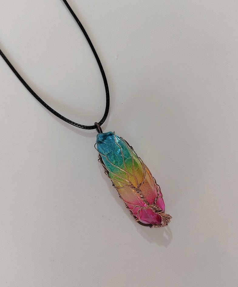 Natural Stone Tree of Life Pendant – Fashion Necklace