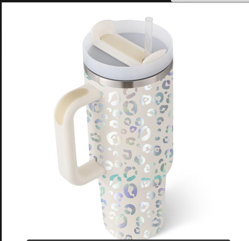 40oz aesthetic tumbler-viral TikTok tumbler