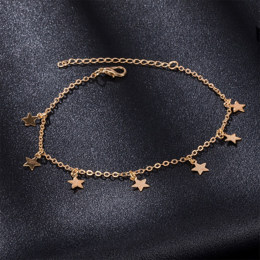 Simple Star Fashion Summer Anklet Jewelry