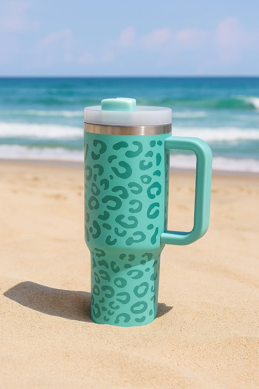 40oz aesthetic tumbler-viral TikTok tumbler