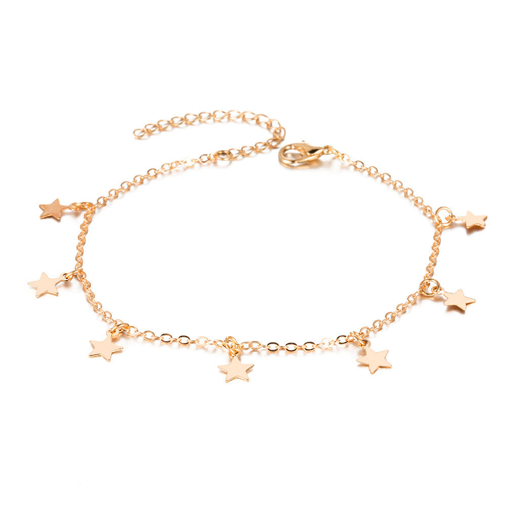 Simple Star Fashion Summer Anklet Jewelry