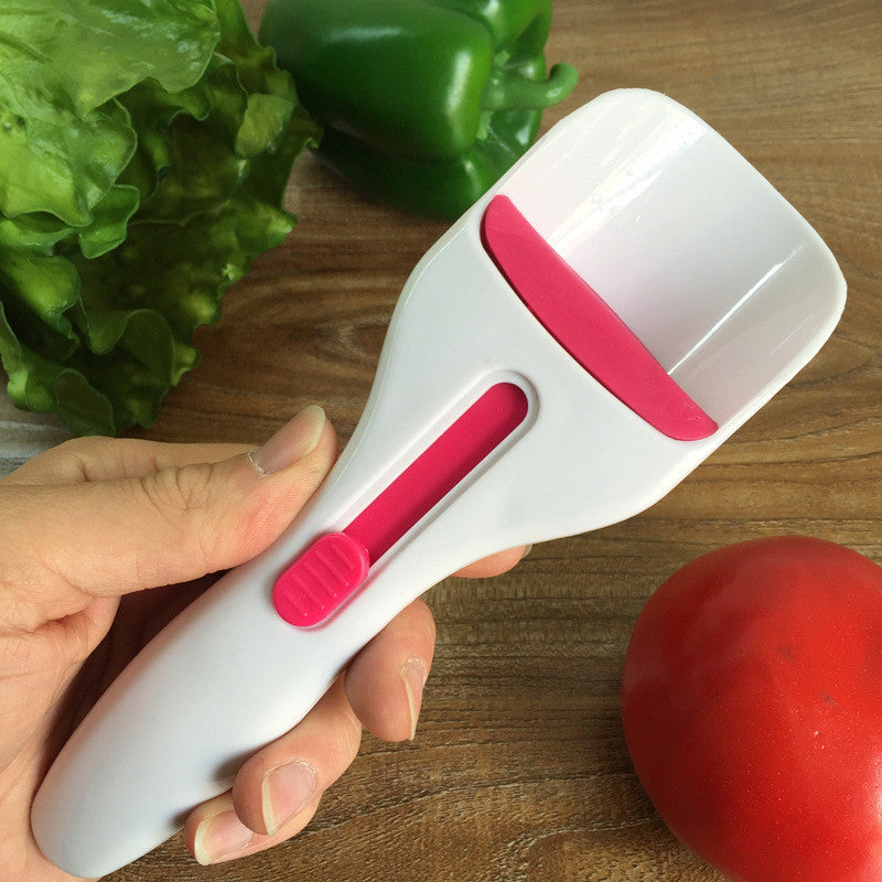 Cake Batter Dispenser Scoop – Easy Push Cupcake Spoon, Non-Drip Batter Measuring Cup for Cake Mix, Pancake, Muffin, and Chocolate Sauce – Baking Tools & Kitchen Gadgets