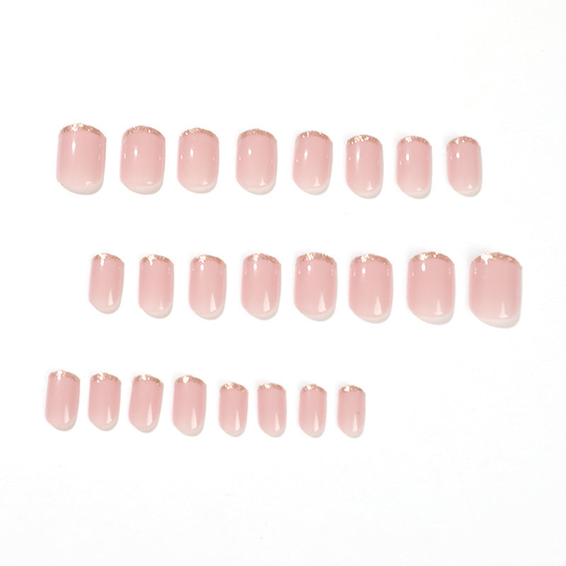 Reusable Press-On Nails – Gradient Style, Natural Look, Easy to Apply